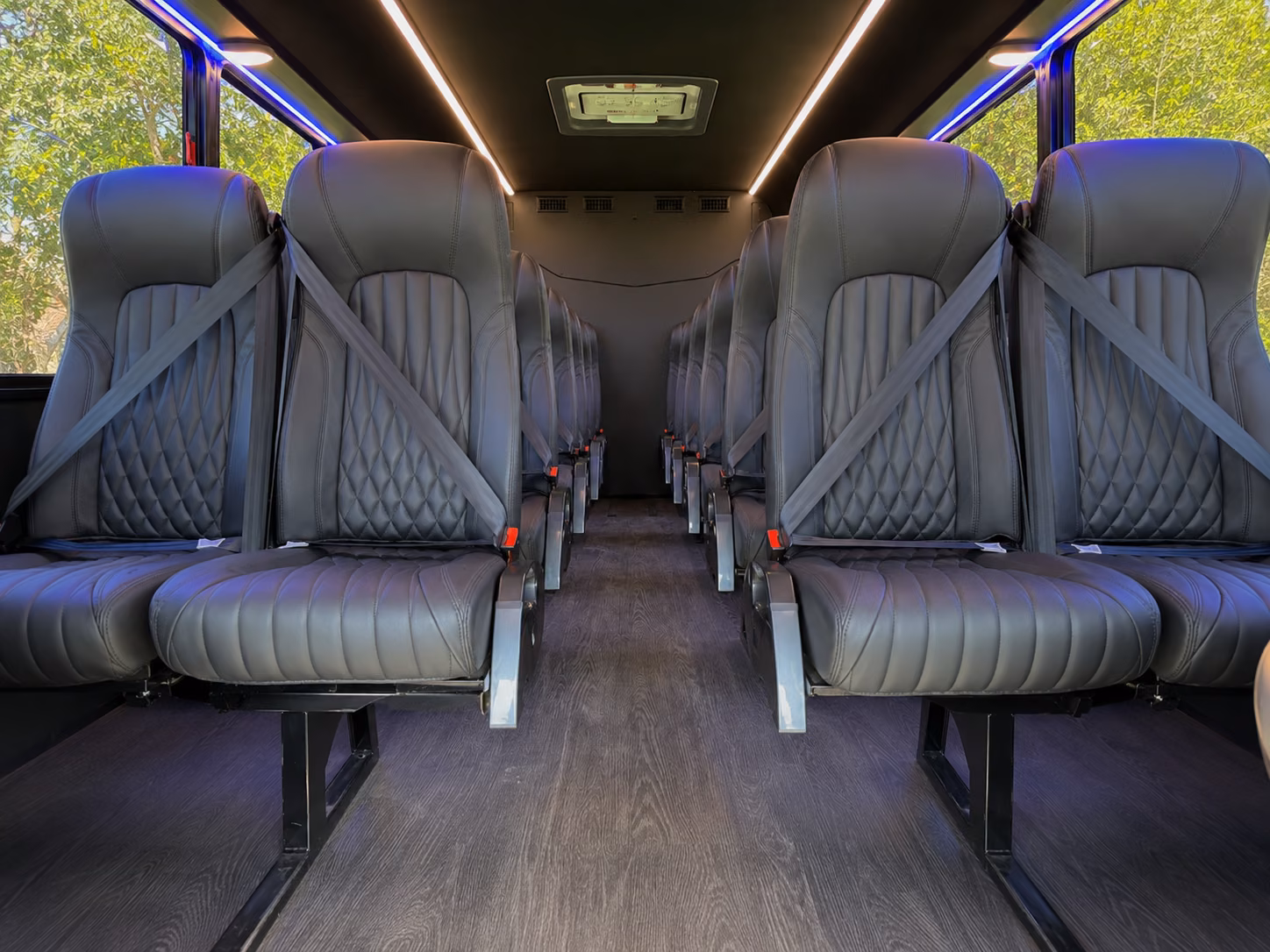 lakeland 20 passenger minibus inside