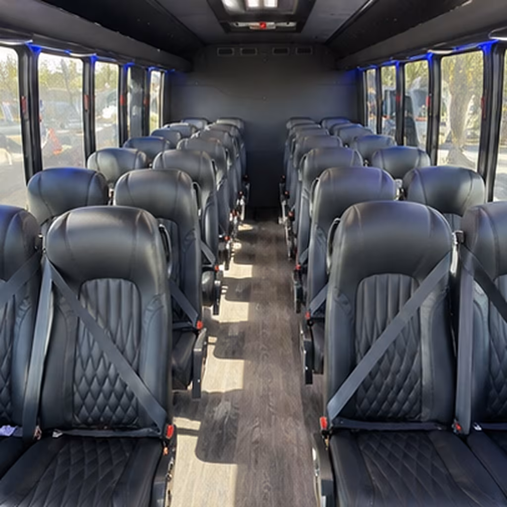 lakeland 25 passenger minibus inside