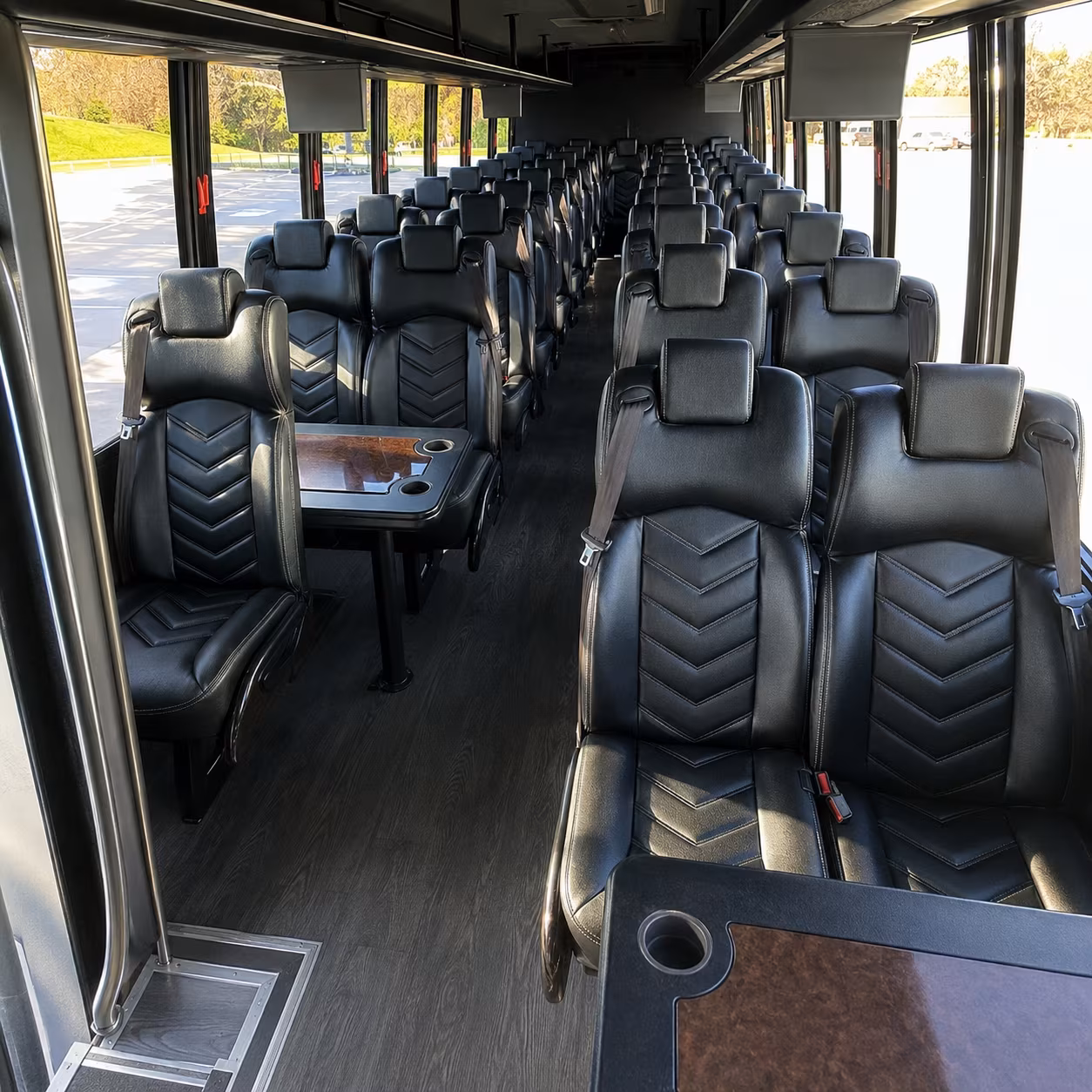 lakeland 30 passenger minibus inside
