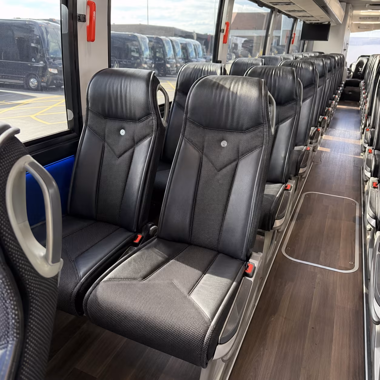 lakeland 40 passenger charter bus interior