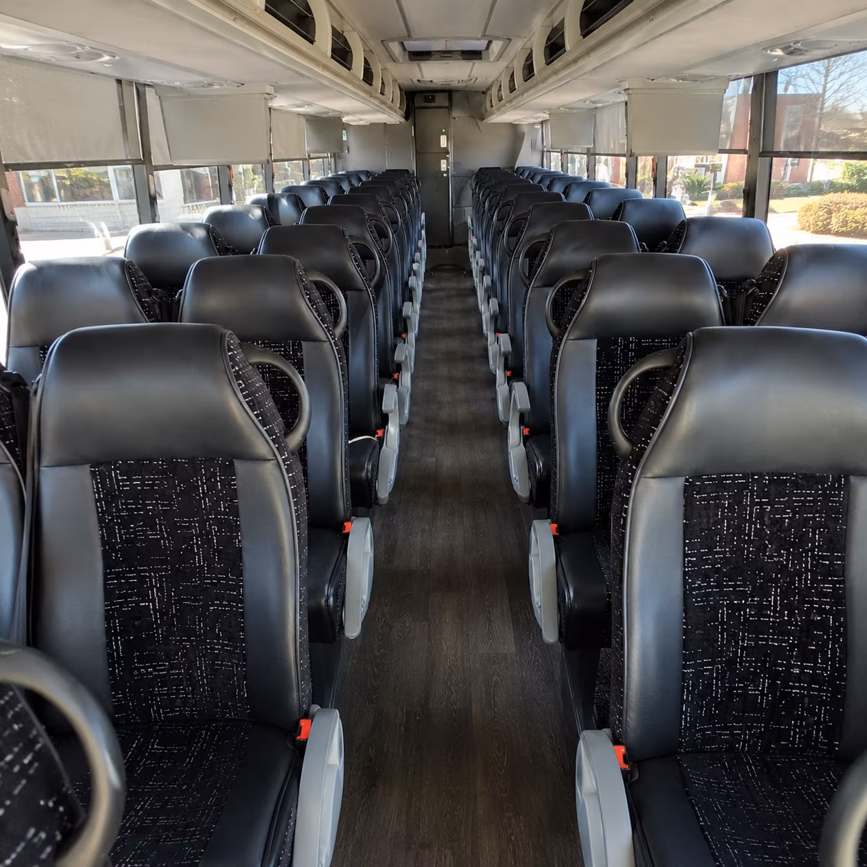 lakeland 54 passenger charter bus inside