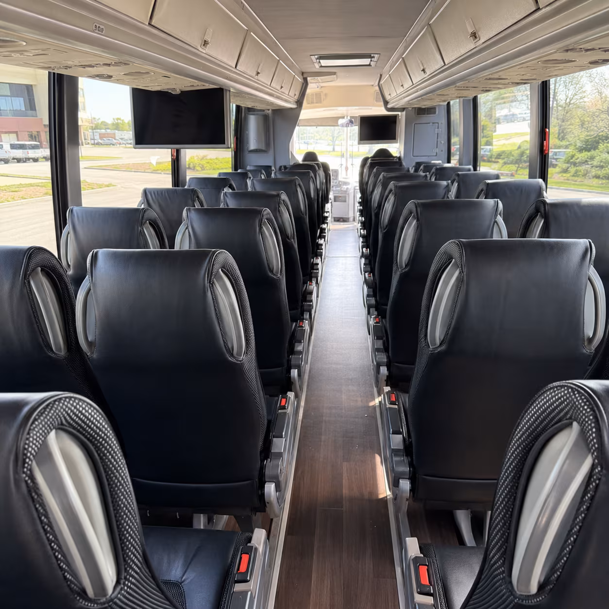 lakeland 56 passenger charter bus inside