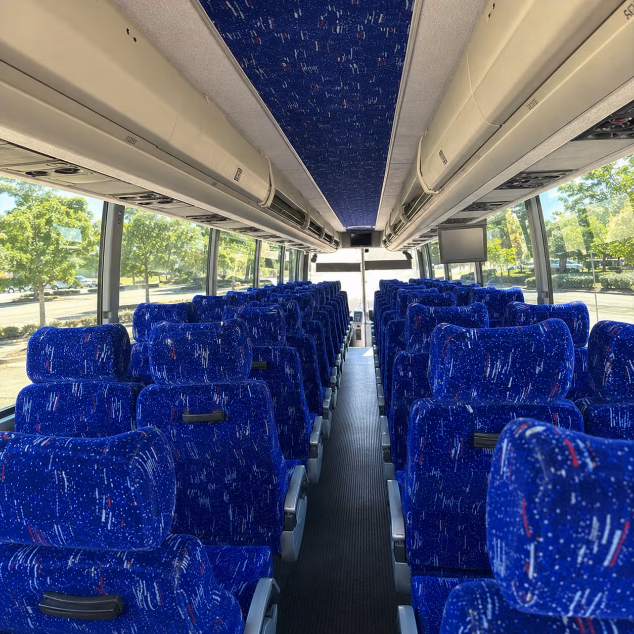 lakeland charter bus inside