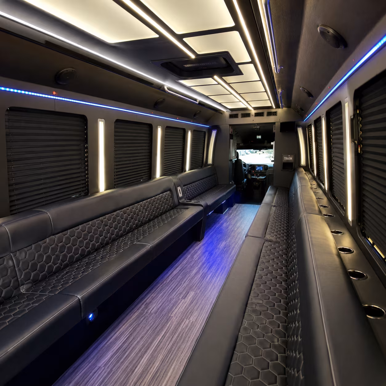 lakeland party bus inside